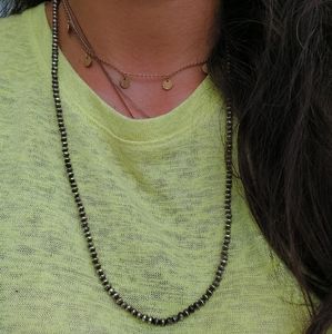 Vintage Silver Beaded Necklace